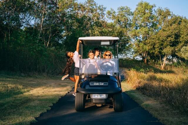 How to drive golf cart