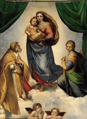 The Sistine Madonna Famous Mysterious Paintings